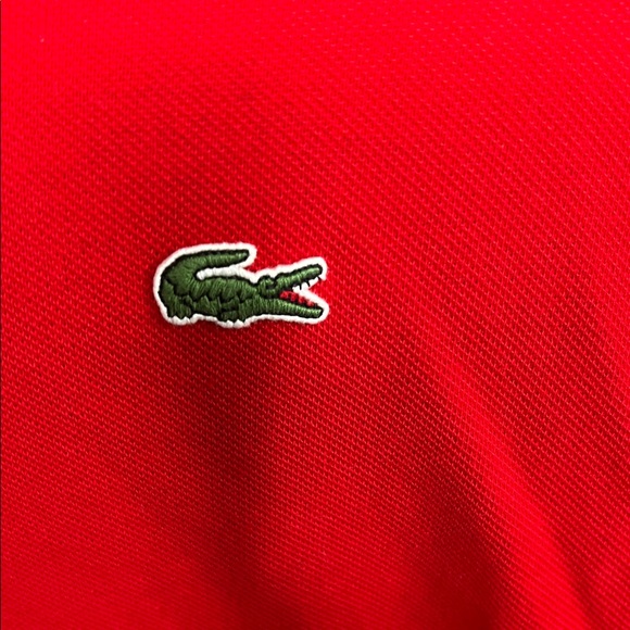 Lacoste Classic Red Polo Shirt for Men - Picture 3 of 4
